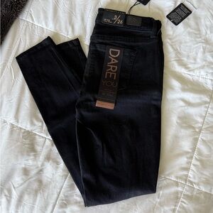 Celebrity Pink Black Mid Rise Ankle Skinny Jeans